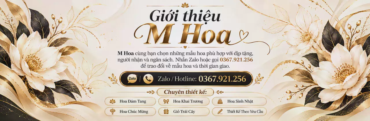 Ảnh bìa Shop hoa tươi Phường An Tịnh Tây Ninh - Tư vấn mẫu hoa hợp ngân sách